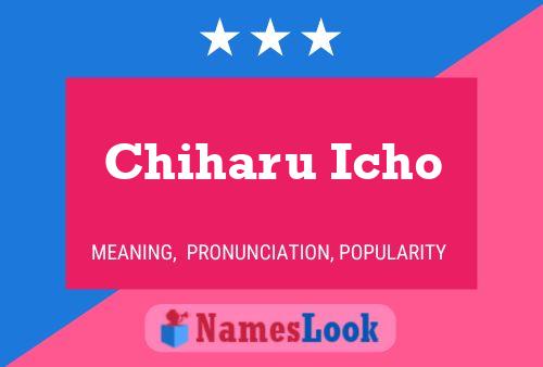 Постер имени Chiharu Icho