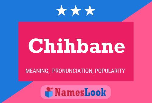 Постер имени Chihbane