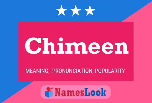 Постер имени Chimeen