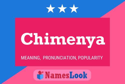 Постер имени Chimenya