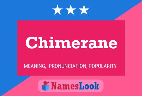 Постер имени Chimerane