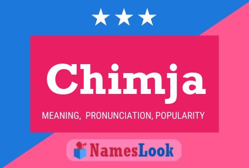 Постер имени Chimja