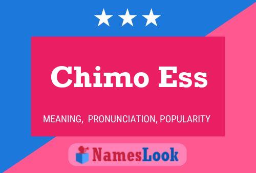 Постер имени Chimo Ess