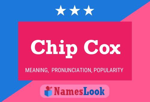 Постер имени Chip Cox