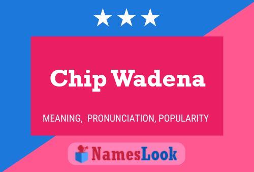 Постер имени Chip Wadena