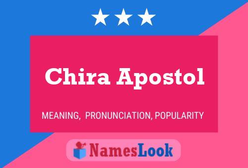 Постер имени Chira Apostol