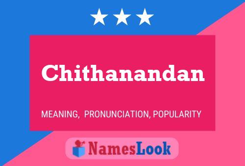 Постер имени Chithanandan