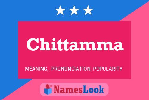 Постер имени Chittamma