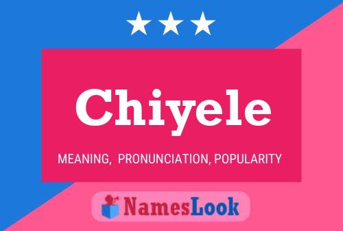 Постер имени Chiyele