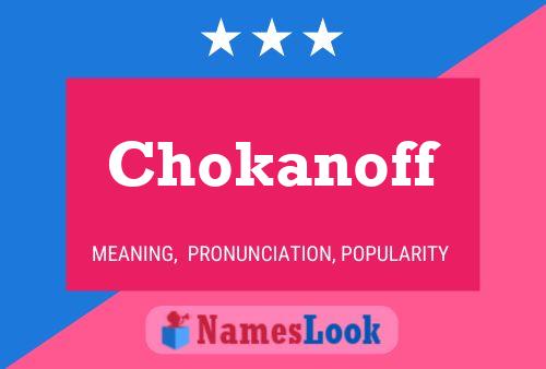 Постер имени Chokanoff