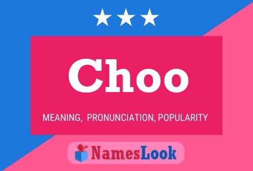 Постер имени Choo