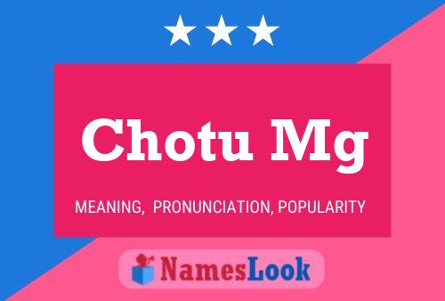 Постер имени Chotu Mg