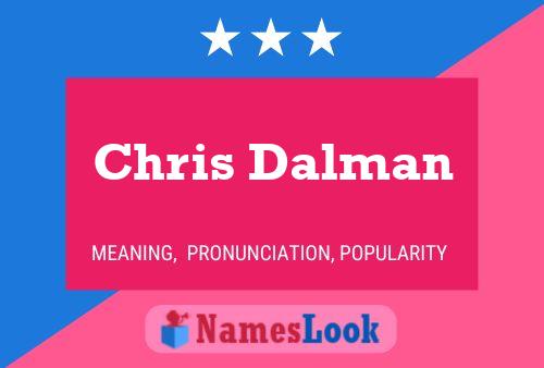 Постер имени Chris Dalman