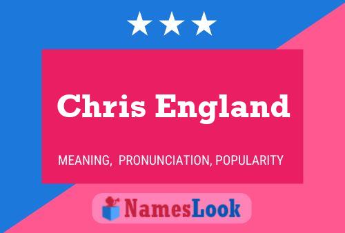 Постер имени Chris England