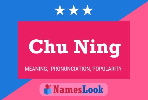 Постер имени Chu Ning