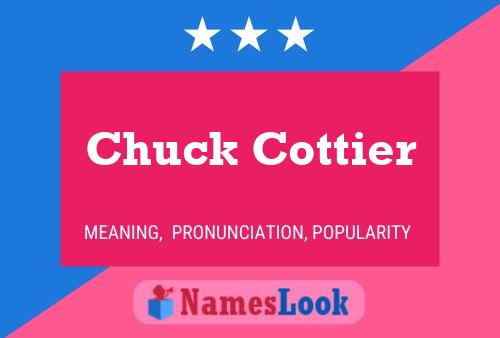 Постер имени Chuck Cottier