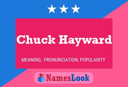 Постер имени Chuck Hayward