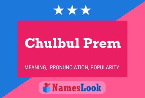 Постер имени Chulbul Prem