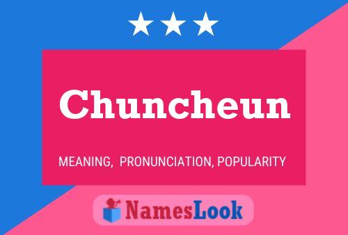 Постер имени Chuncheun