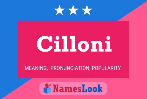 Постер имени Cilloni