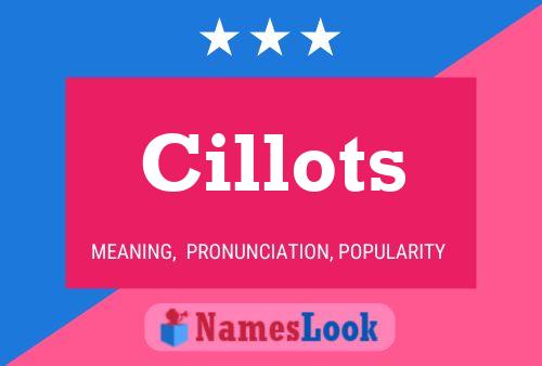 Постер имени Cillots