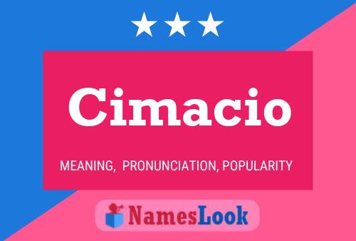 Постер имени Cimacio