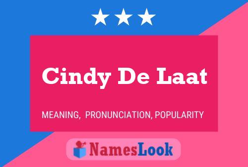 Постер имени Cindy De Laat