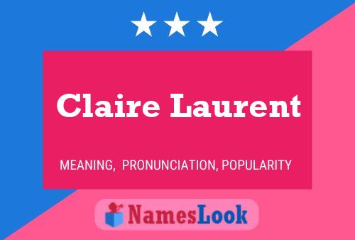 Постер имени Claire Laurent