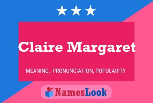 Постер имени Claire Margaret