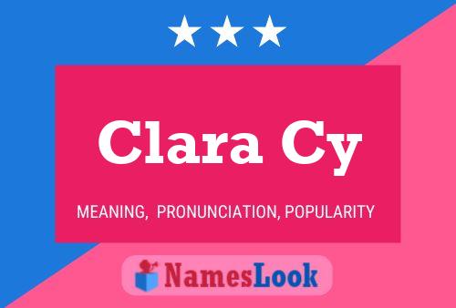 Постер имени Clara Cy