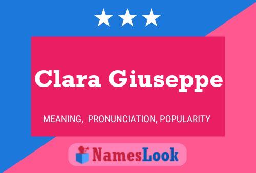 Постер имени Clara Giuseppe