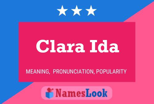 Постер имени Clara Ida