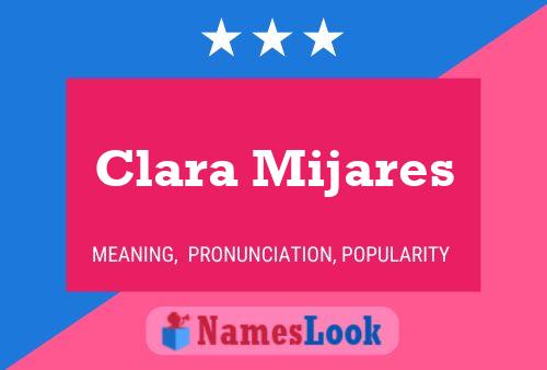 Постер имени Clara Mijares