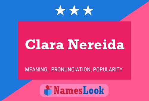 Постер имени Clara Nereida