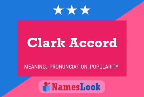 Постер имени Clark Accord