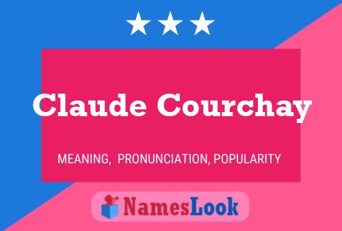 Постер имени Claude Courchay