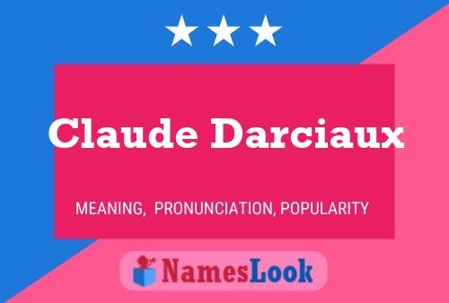 Постер имени Claude Darciaux