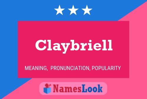 Постер имени Claybriell