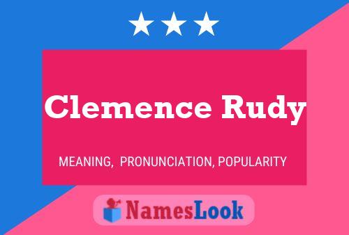 Постер имени Clemence Rudy