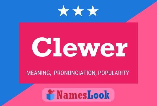 Постер имени Clewer