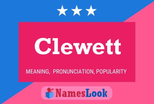 Постер имени Clewett