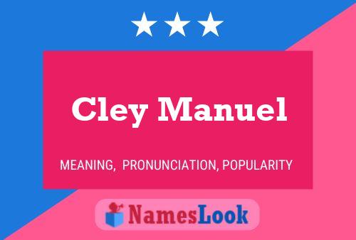 Постер имени Cley Manuel