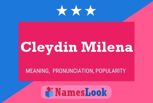 Постер имени Cleydin Milena