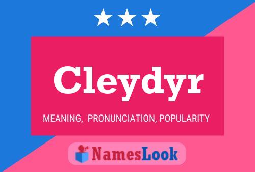 Постер имени Cleydyr