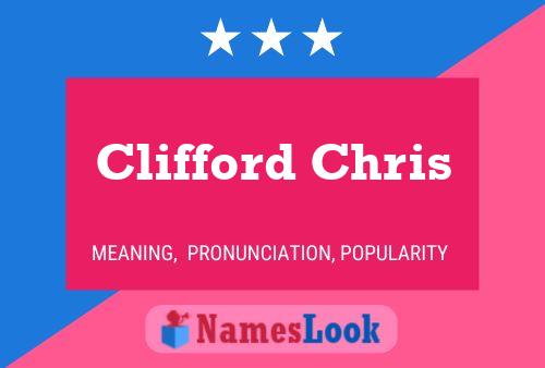 Постер имени Clifford Chris