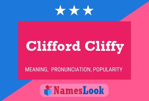 Постер имени Clifford Cliffy