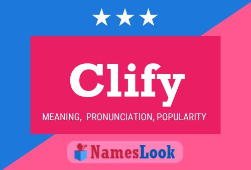 Постер имени Clify