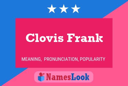 Постер имени Clovis Frank