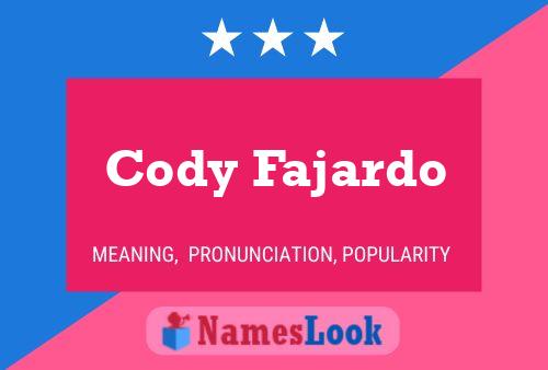 Постер имени Cody Fajardo