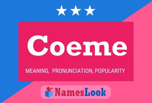 Постер имени Coeme